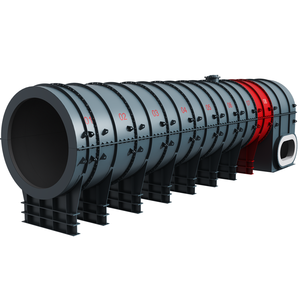 转筒干燥机+火箱